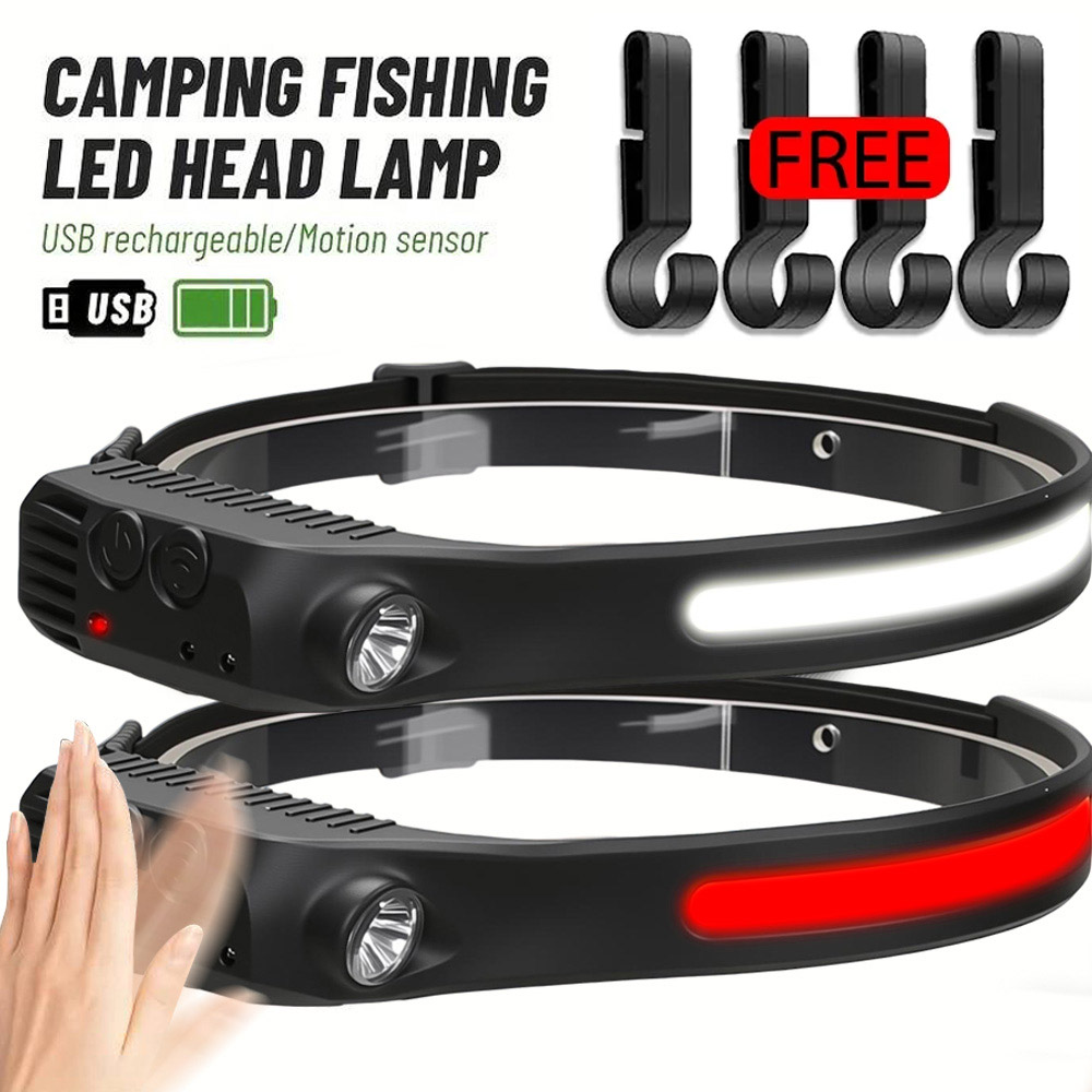 COB Sensor Industrial LED Head - огляд і ціна Running Headlamp