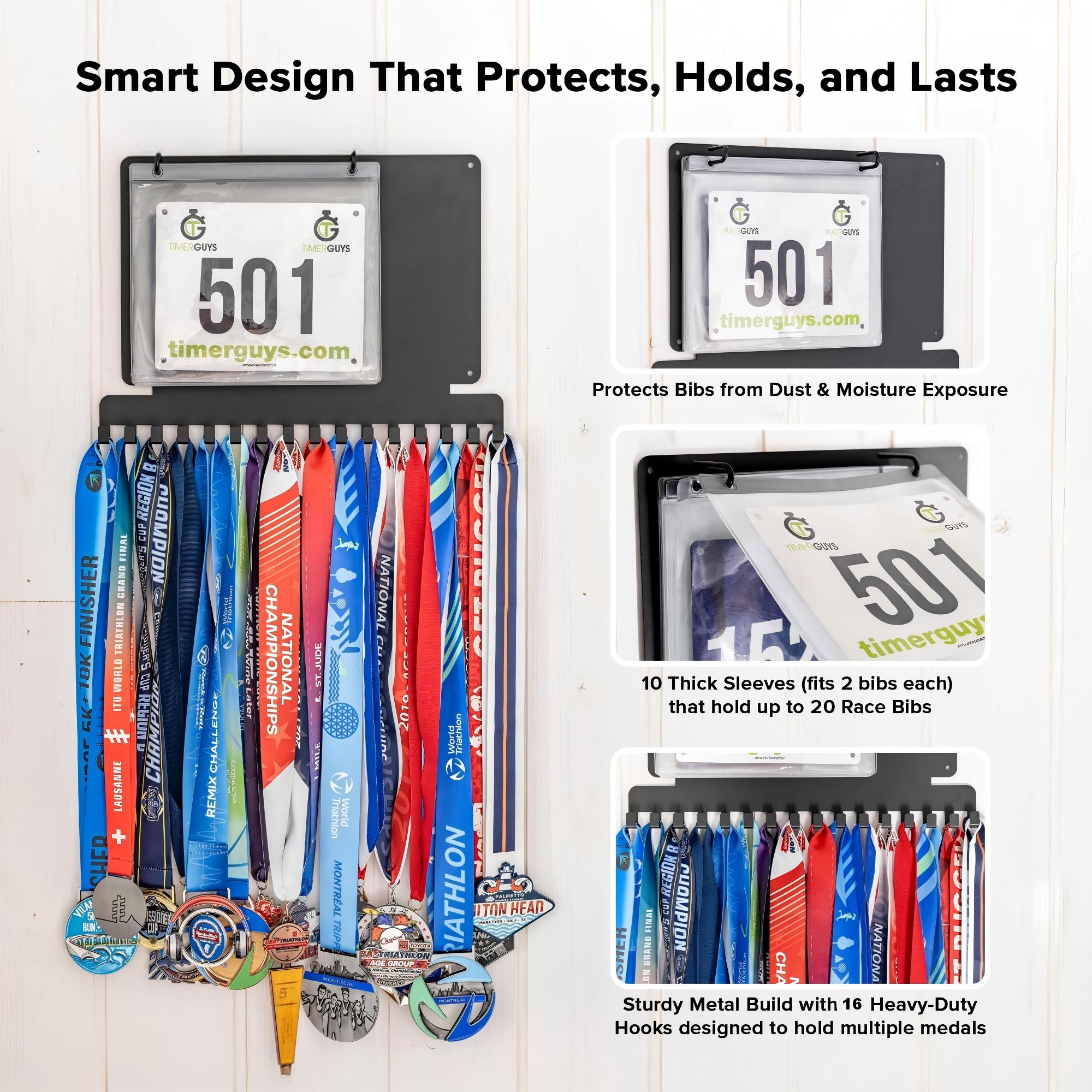 Running Medal Hanger Display,  - огляд і ціна Race Bib